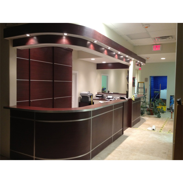 Tamer Modern Wall Panels Bar Desk